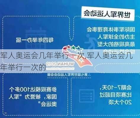 军人奥运会几年举行一次,军人奥运会几年举行一次的