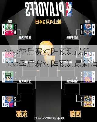 nba季后赛对阵预测最新,nba季后赛对阵预测最新消息