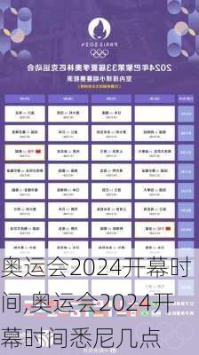 奥运会2024开幕时间,奥运会2024开幕时间悉尼几点