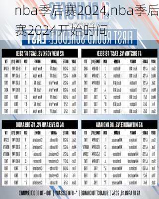 nba季后赛2024,nba季后赛2024开始时间