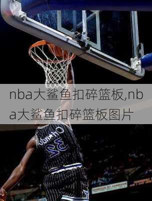 nba大鲨鱼扣碎篮板,nba大鲨鱼扣碎篮板图片