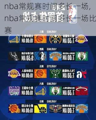 nba常规赛时间多长一场,nba常规赛时间多长一场比赛