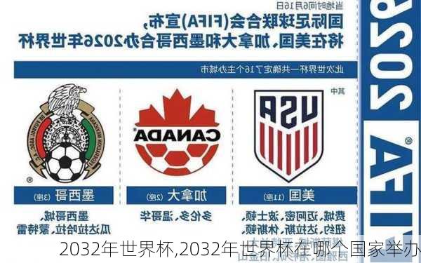 2032年世界杯,2032年世界杯在哪个国家举办