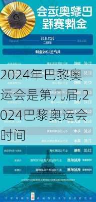 2024年巴黎奥运会是第几届,2024巴黎奥运会时间