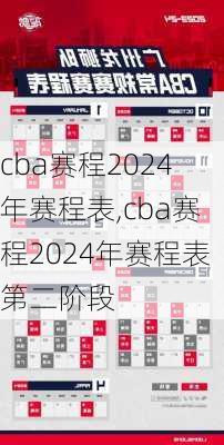 cba赛程2024年赛程表,cba赛程2024年赛程表第二阶段