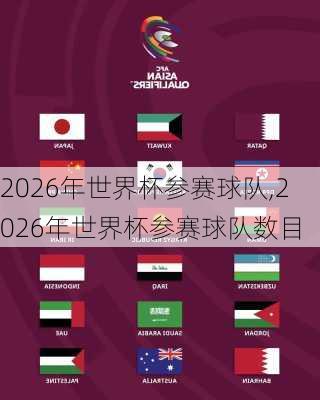 2026年世界杯参赛球队,2026年世界杯参赛球队数目