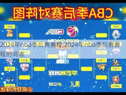 2024年nba季后赛赛程,2024年nba季后赛赛程时间表