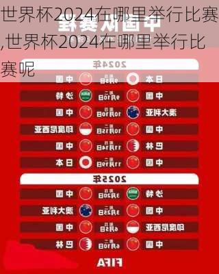 世界杯2024在哪里举行比赛,世界杯2024在哪里举行比赛呢