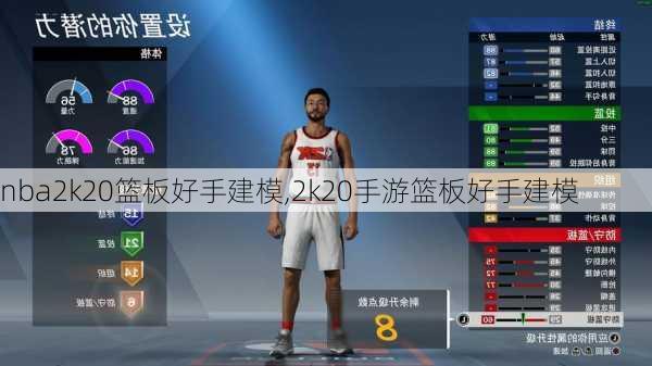 nba2k20篮板好手建模,2k20手游篮板好手建模