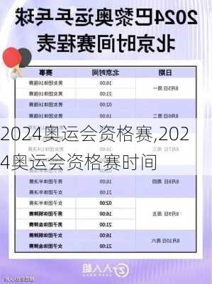 2024奥运会资格赛,2024奥运会资格赛时间