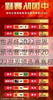 世界杯2022世界预选赛,世界杯2022世界预选赛赛程