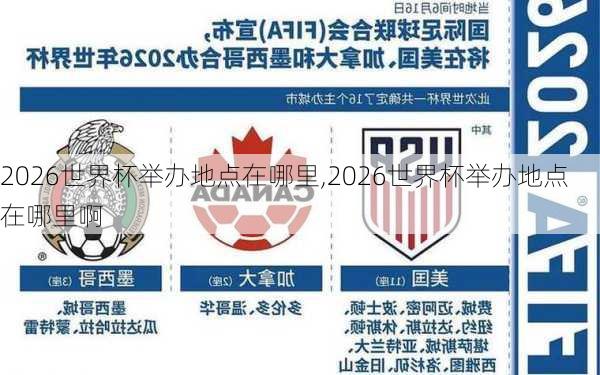 2026世界杯举办地点在哪里,2026世界杯举办地点在哪里啊