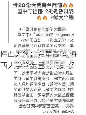 梅西大学含金量高吗,梅西大学含金量高吗知乎