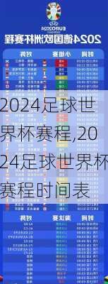 2024足球世界杯赛程,2024足球世界杯赛程时间表