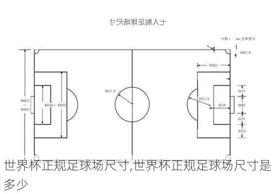 世界杯正规足球场尺寸,世界杯正规足球场尺寸是多少