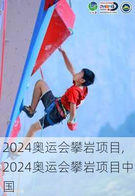 2024奥运会攀岩项目,2024奥运会攀岩项目中国