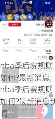 nba季后赛规则如何?最新消息,nba季后赛规则如何?最新消息新闻