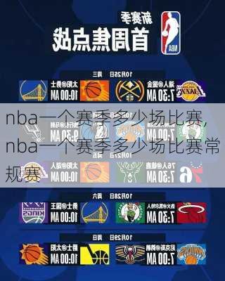 nba一个赛季多少场比赛,nba一个赛季多少场比赛常规赛