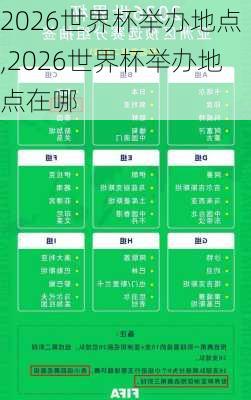 2026世界杯举办地点,2026世界杯举办地点在哪