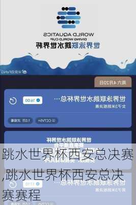 跳水世界杯西安总决赛,跳水世界杯西安总决赛赛程