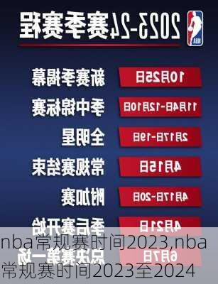 nba常规赛时间2023,nba常规赛时间2023至2024