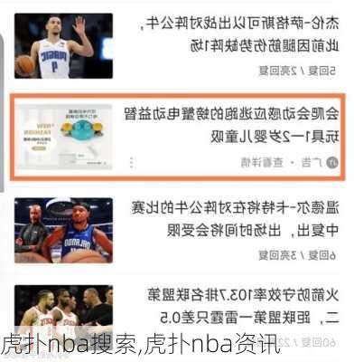 虎扑nba搜索,虎扑nba资讯