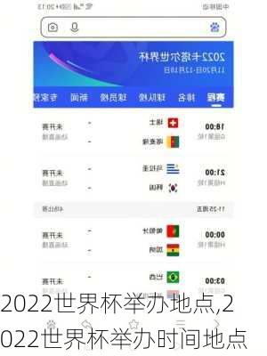 2022世界杯举办地点,2022世界杯举办时间地点