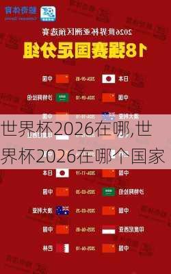 世界杯2026在哪,世界杯2026在哪个国家