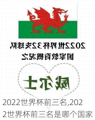 2022世界杯前三名,2022世界杯前三名是哪个国家